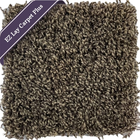 EZ Lay Carpet Plus - Brown - Machine Washable - 35 OZ